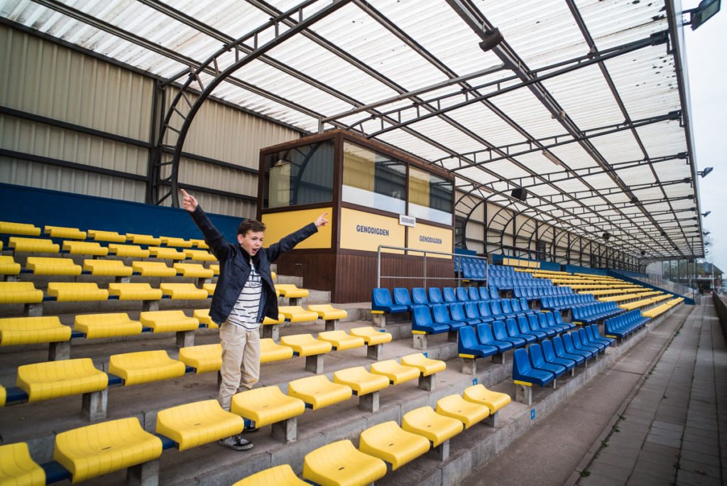 voetbaltribune communiefotograaf